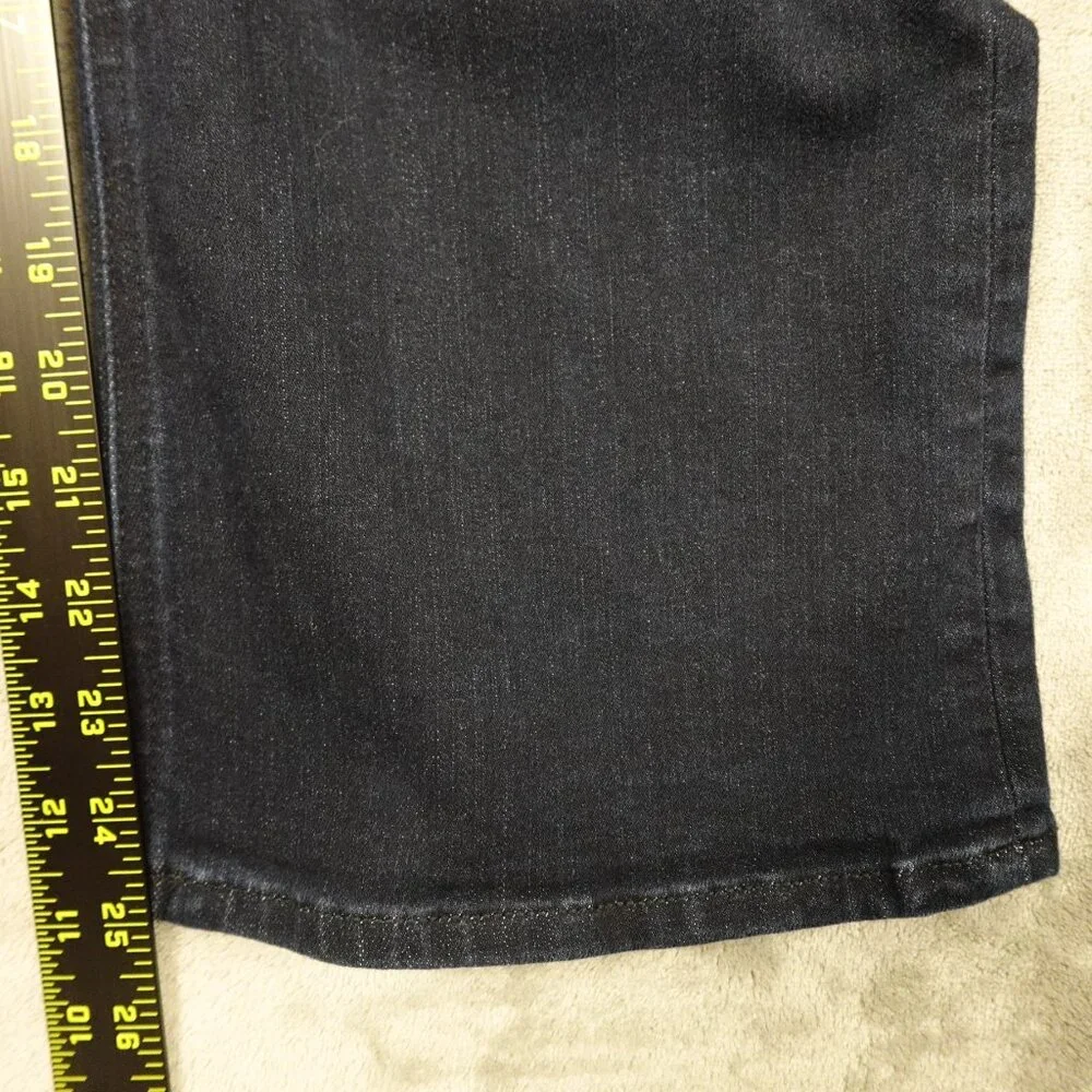 J. Crew jeans high rise‎ crop flare women's 31 dark indigo blue button fly